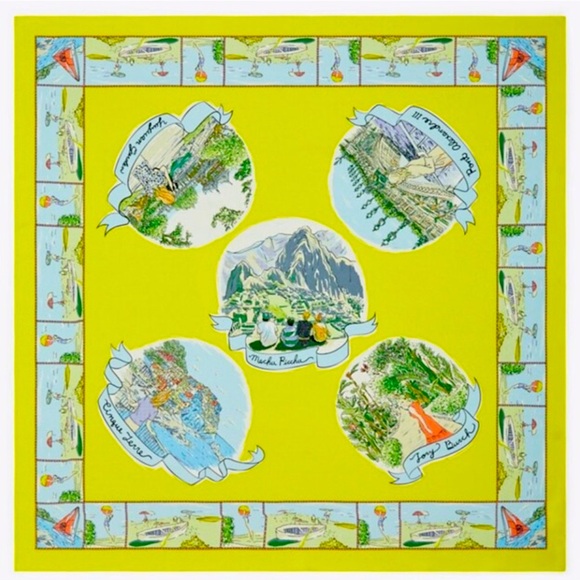 TORY BURCH SCARF 🧣, 91cm x 91cm. - Picture 11 of 12